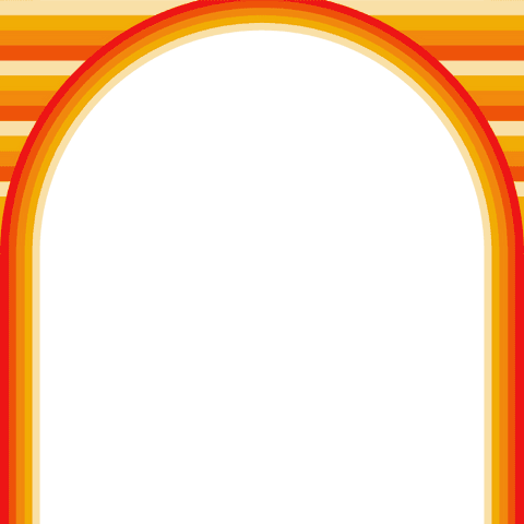 retro striped arch on transparent background with slate blue panel - Download Free Stock Videos Pikwizard.com