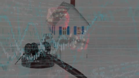 Gavel and House in Virtual Data Overlay Representation