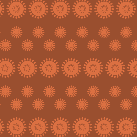 Seamless Transparent Background with Orange Floral Patterns - Download Free Stock Videos Pikwizard.com