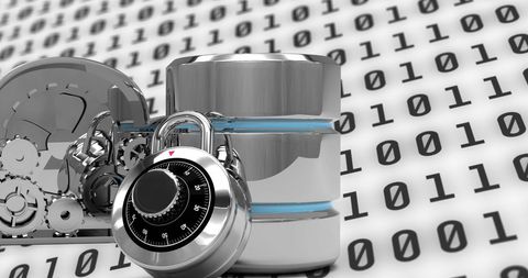padlock and binary code representing cybersecurity in digital age - Download Free Stock Images Pikwizard.com