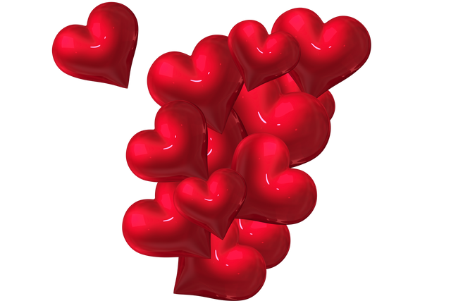 Cluster of Red Hearts Transparent Background - Download Free Stock Videos Pikwizard.com