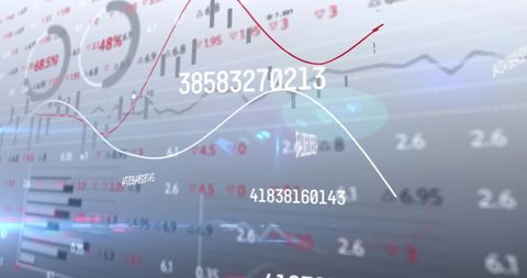 Dynamic Financial Data Streams in Motion - Download Free Stock Images Pikwizard.com