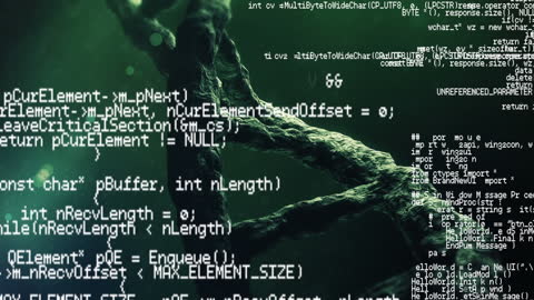 Digital DNA Analysis and Data Processing Animation
