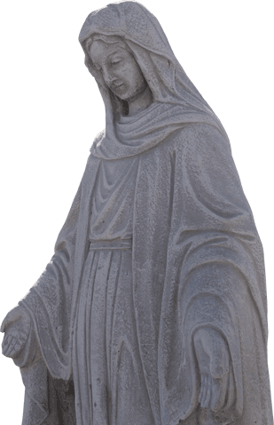 transparent sculpture virgin mary monument spiritual art - Download Free Stock Videos Pikwizard.com