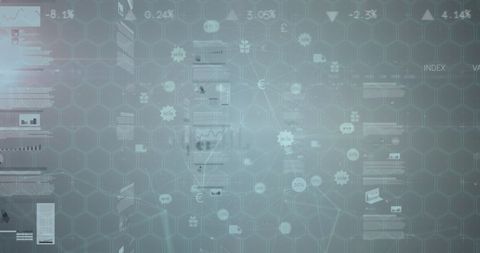 Abstract Financial Data Processing with Digital Interface Elements - Download Free Stock Images Pikwizard.com