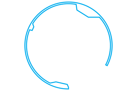 Blue Phone Headset on Transparent Background - Download Free Stock Videos Pikwizard.com