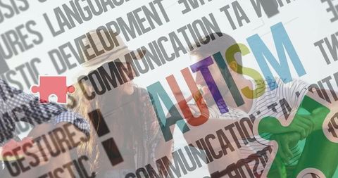 Autism Awareness with Friends at Beach Gathering