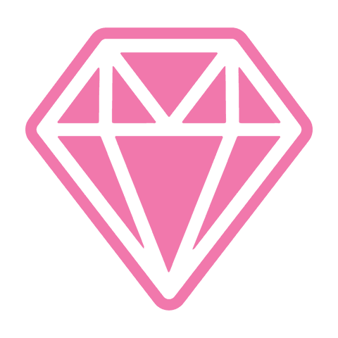 vector pink diamond icon on transparent background for elegant design - Download Free Stock Videos Pikwizard.com