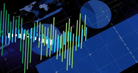 Abstract Financial Data Analysis Conceptual Design - Download Free Stock Images Pikwizard.com