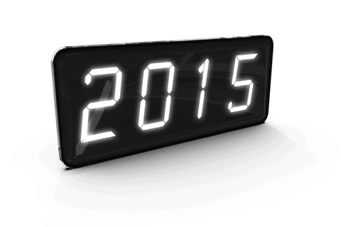 2015 digital display on smartphone transparent background