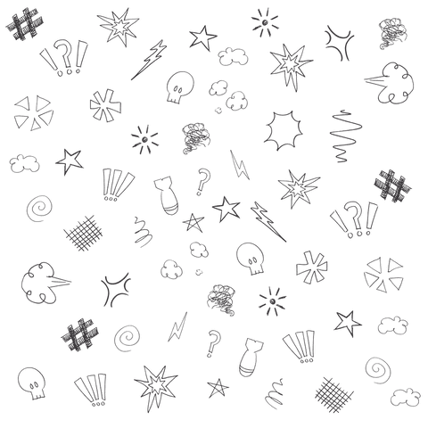 abstract hand-drawn shapes and scribbles on transparent background - Download Free Stock Videos Pikwizard.com