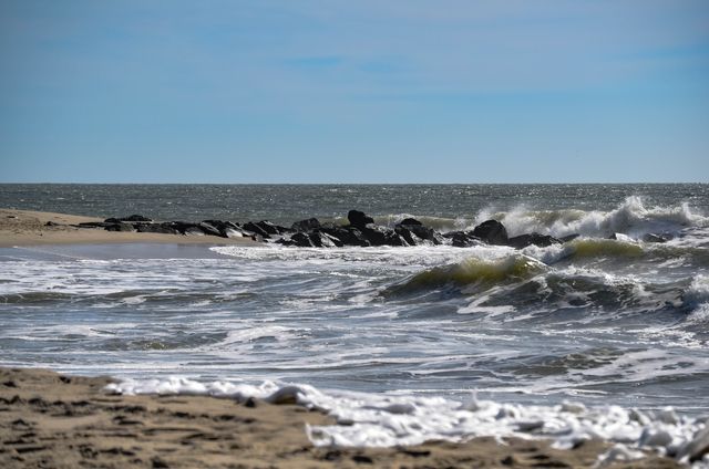 Beach sand water waves - Download Free Stock Photos Pikwizard.com