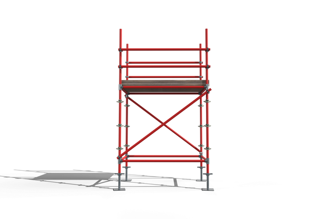 Transparent Three Dimensional Red Scaffold Frame - Download Free Stock Videos Pikwizard.com