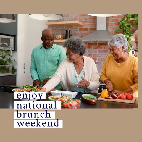 Senior African American Friends Enjoying Cooking Together