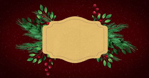 retro style festive design good for christmas invitations, holiday cards, banners or seasonal branding.