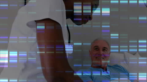 Healthcare Technology Concept with Data Visualization