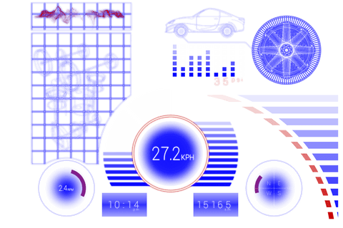 futuristic digital interface on transparent background isolated vector - Download Free Stock Videos Pikwizard.com