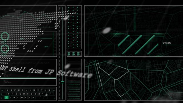 This video portrays an animation of digital financial data processing, featuring abstract graphs and a black background. It is ideal for illustrating themes related to finance, data visualization, business analytics, global connections, and modern technology. Great for use in presentations, websites, apps, and articles focusing on digital finance and data processing breakthroughs.