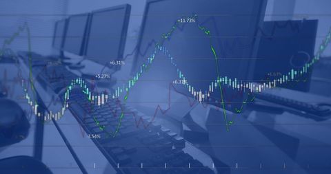 Financial Data Analysis on Modern Office Desks - Download Free Stock Images Pikwizard.com