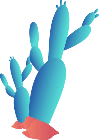 gradient cactus 3d illustration on transparent lackground - Download Free Stock Videos Pikwizard.com