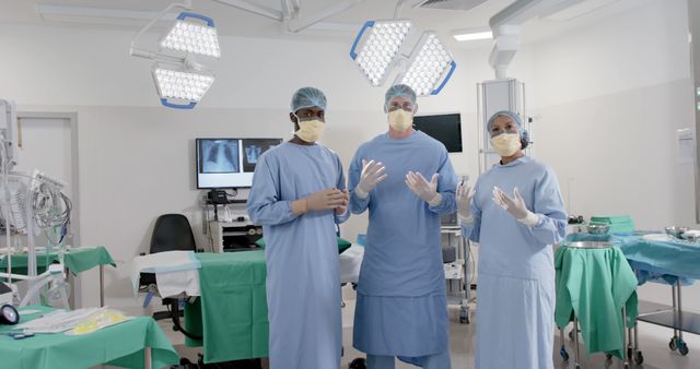 Medical Team Preparing for Surgery in Modern Operating Room - Download Free Stock Images Pikwizard.com