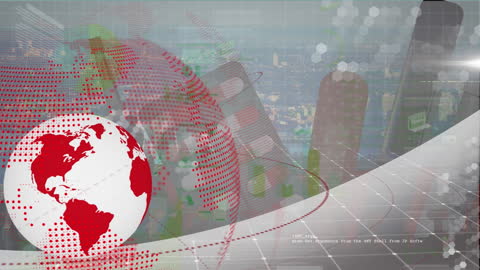 Dynamic Animation of Global Finance Data and Technology Concepts