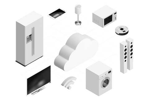 connected home appliances with cloud networking theme - Download Free Stock Videos Pikwizard.com
