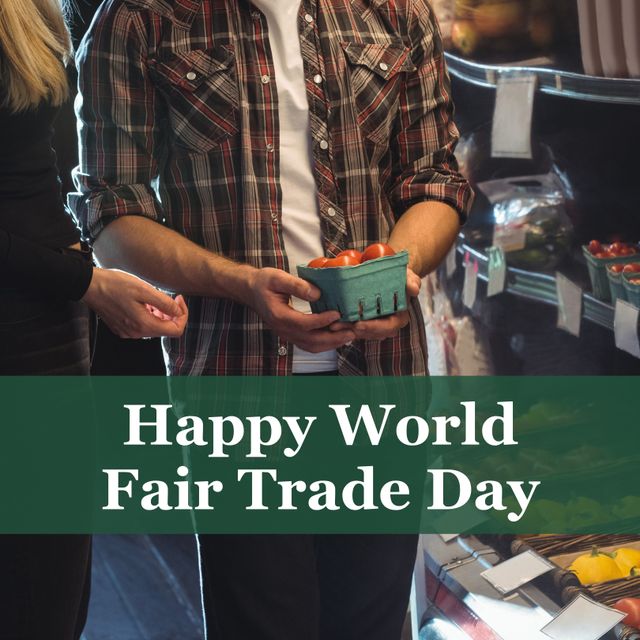 Celebrating World Fair Trade Day with Farmers Market Shopping - Download Free Stock Templates Pikwizard.com