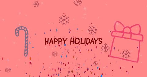 Festive Holiday Greeting with Snowflakes and Decorations - Download Free Stock Images Pikwizard.com