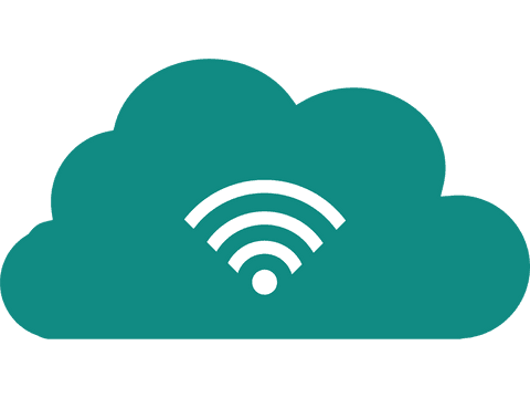 transparent cloud icon with wifi symbol - Download Free Stock Videos Pikwizard.com