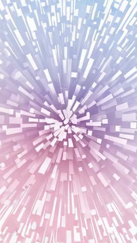 Radiating Pastel Prism Cluster Vertical Animation Loop for Futuristic Abstract Background