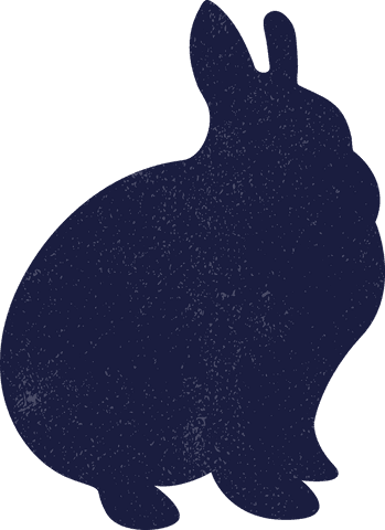 Abstract Rabbit Silhouette on Transparent Background for Easter - Download Free Stock Videos Pikwizard.com