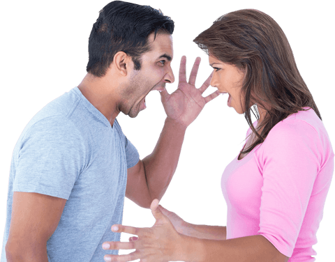 transparent angry couple arguing in heated conflict - Download Free Stock Videos Pikwizard.com