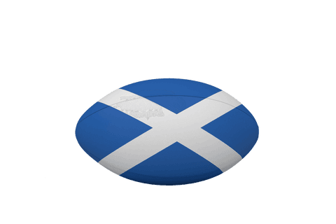 rugby ball featuring scotland flag on transparent background - Download Free Stock Videos Pikwizard.com