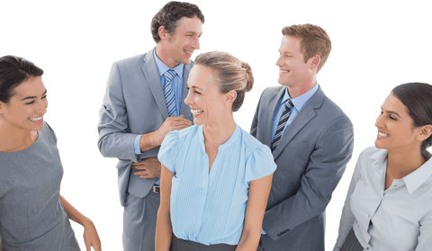 transparent diverse business team smiling and collaborating at work - Download Free Stock Videos Pikwizard.com