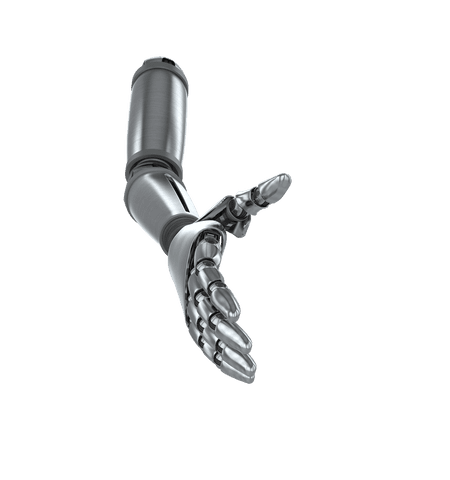 transparent view of metallic robotic hand - Download Free Stock Videos Pikwizard.com