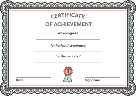 transparent certificate of achievement for attendance - Download Free Stock Videos Pikwizard.com