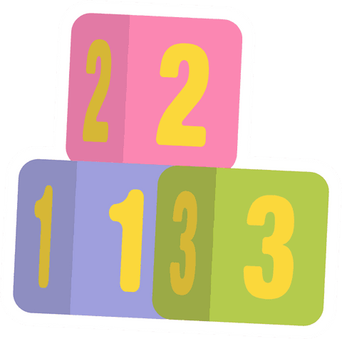 playful counting blocks on transparent background for kids' education - Download Free Stock Videos Pikwizard.com