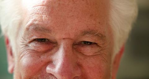 Elderly man's face close-up depicting wisdom and experience