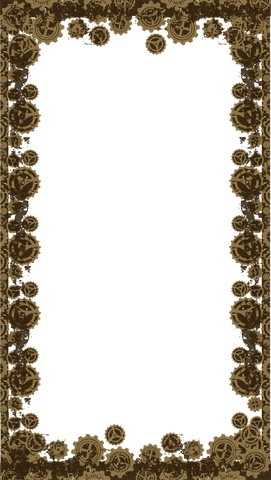 Steampunk Gear Border with Transparent Background and Teal Panel - Download Free Stock Videos Pikwizard.com