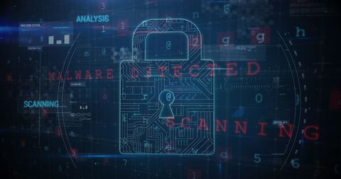 digital lock hacked with ransomware code and encryption theme - Download Free Stock Images Pikwizard.com