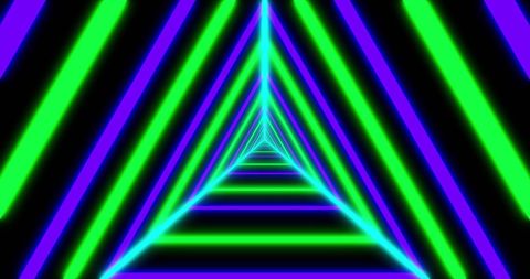Hypnotic Neon Triangle Pattern in Vivid Colors - Download Free Stock Images Pikwizard.com
