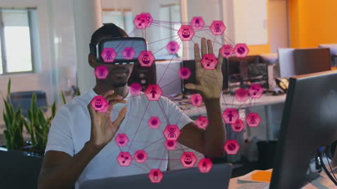 Innovative Technology with Virtual Reality in Modern Office