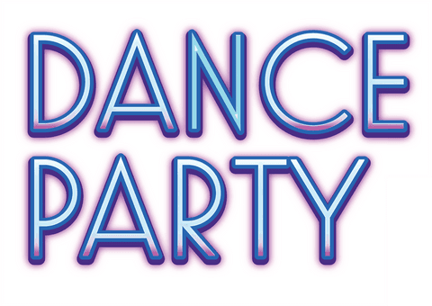 vibrant dance party text on transparent background - Download Free Stock Videos Pikwizard.com