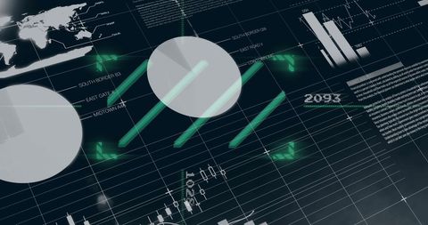 Abstract Global Financial Data and Technology Interface - Download Free Stock Images Pikwizard.com