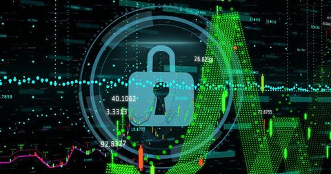 Cybersecurity and Data Protection in Digital Interface - Download Free Stock Images Pikwizard.com