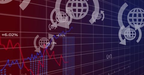 Dynamic Global Economy and Trade Analysis - Download Free Stock Images Pikwizard.com