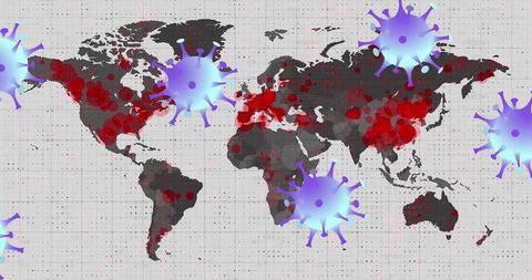 Global Spread of COVID-19 Highlighting Pandemic Impact - Download Free Stock Images Pikwizard.com