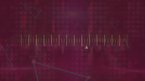 Dynamic Animated Interface with Futuristic Shapes