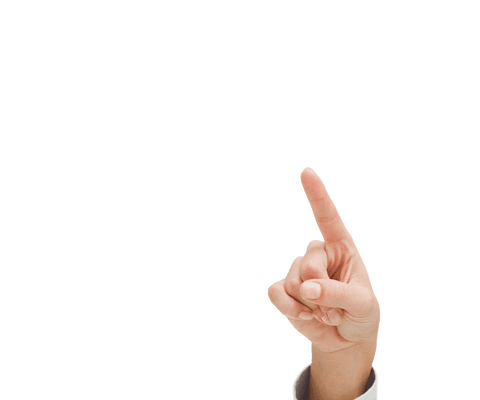Woman's Hand Pointing Finger on Transparent Background Isolated - Download Free Stock Videos Pikwizard.com